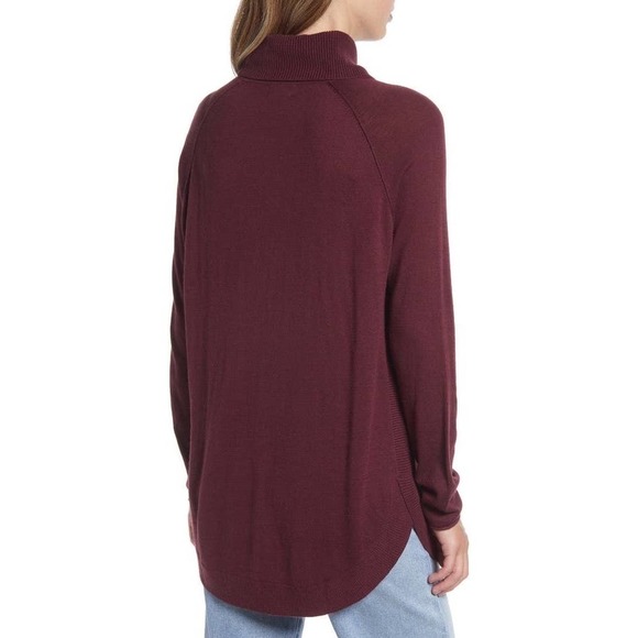 Caslon Turtleneck Tunic Sweater Size Small New with Tags - Picture 3 of 6